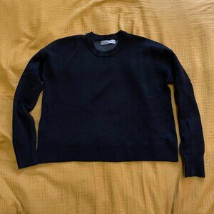 Icebreaker Carrigan Reversible Merino Sweater - Women's S, Black/Gray